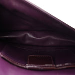 Patent Cannage Lady Dior Chain Wallet Purple
