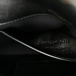 Lambskin Chevron Quilted Mini Loulou Black