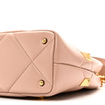 Nappa Small Roman Stud The Handle Bag Rose Cannelle