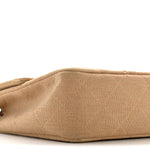 Jersey Quilted Medium Single Flap Beige