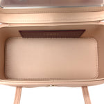 Shiny Caviar Preppy Coco Long Vanity With Strap Light Pink