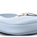 Grained Calfskin Web Medium Jackie 1961 Hobo Light Blue