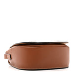 Smooth Calfskin Studded Cuir Triomphe Folco Crossbody Bag Tan