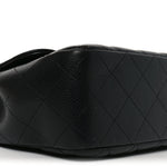 Caviar Quilted Jumbo Single Flap Black