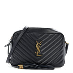 Calfskin Matelasse Monogram Lou Camera Bag Deep Marine