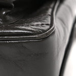 Crinkled Calfskin Matelasse Monogram Medium Niki Chain Satchel Storm