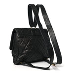 Caviar Quilted Backpack Black