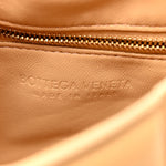 Lambskin Maxi Intreccio Padded Chain Cassette Crossbody Bag Porridge