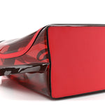 PVC Vlogo Small Escape Tote Red