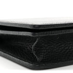 Calfskin Mini GG Marmont Chain Wallet Black