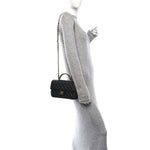 Caviar Quilted Small Handy CC Flap Black