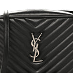 Calfskin Matelasse Monogram Lou Camera Bag Black