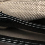 Dollar Calfskin Interlocking G Crossbody Bag Black