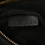 Grained Calfskin Triomphe Medium Cabas Anais Black