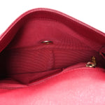 Caviar Mini Carry Around Flap Bag Red