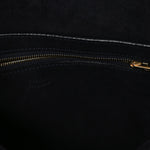 Soft Grained Calfskin Sangle Bucket Bag Navy Blue