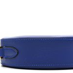 Calfskin La Medusa Round Camera Bag Blue