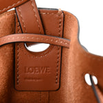 Calfskin Mini Balloon Bucket Bag Tan