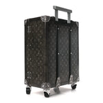 Brushed Monogram Rolling Trunk Black