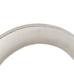 Lambskin Quilted Small Circular Handle Bag White
