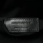 Lambskin Quilted Medium Loulou Puffer Monogram Chain Satchel Black