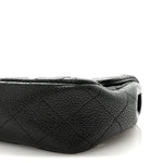 Caviar Quilted East West Flap Black