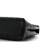 Caviar Quilted Jumbo Kelly Flap Black