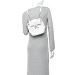 Caviar Quilted Mini Urban Spirit Backpack White