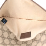 GG Supreme Monogram Neo Vintage Web Belt Bag Brown