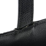 Grained Calfskin Saddle Bag Black