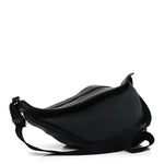 Grained Calfskin Large Slouchy Banana Bag Black