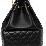 Lambskin Quilted Small In Seoul Backpack Black