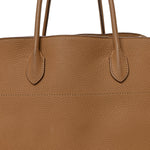 Matte Grained Calfskin Soft Margaux 17 Dark Taupe