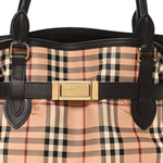 Haymarket Check Medium Golderton Tote Chocolate