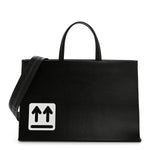 Calfskin Medium Box Bag Black