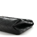 Aged Calfskin Quilted 2.55 Reissue 226 Flap Black