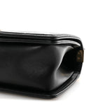 Lambskin Chain Quilted Medium Boy Flap Black