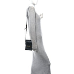 Boarded Plutone Calfskin Mini Horsebit 1955 Crossbody Bag Black
