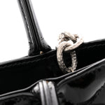 Patent Medallion Tote Black