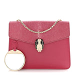 Galuchat Calfskin Serpenti Forever Crossbody Bag Pink