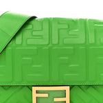 Nappa FF 1974 Embossed Baguette Tomatillo