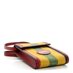 Canvas Marley Stripe Script Logo Mini Gucci 100 Crossbody Bag Red