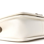 Caviar Quilted Medium Boy Flap White