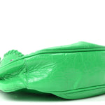 Agneau Arena Le Cagole Shoulder Bag XS Vivid Green