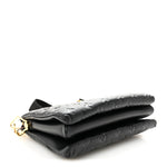 Lambskin Embossed Monogram Coussin PM Black