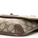 GG Supreme Monogram Neo Vintage Web Belt Bag Brown