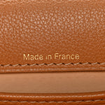 Grained Calfskin Mini Brillant Satchel Natural