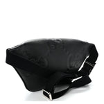 Piuma Calfskin Jumbo GG Embossed Small Belt Bag Black