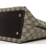GG Plus Monogram Small Vertical Tote Dark Brown