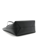 Grained Calfskin Mini Himmel Shopper Tote Black